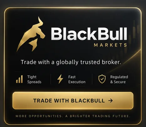 BlackBull Markets referral banner dark theme